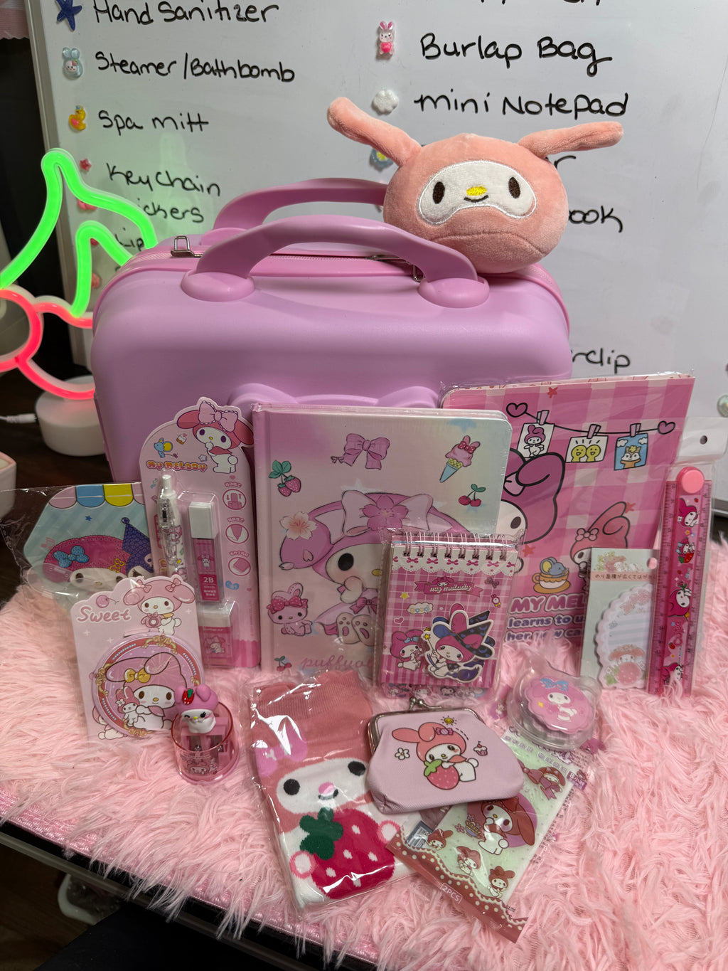 My Melody Hard Plastic Travel Case