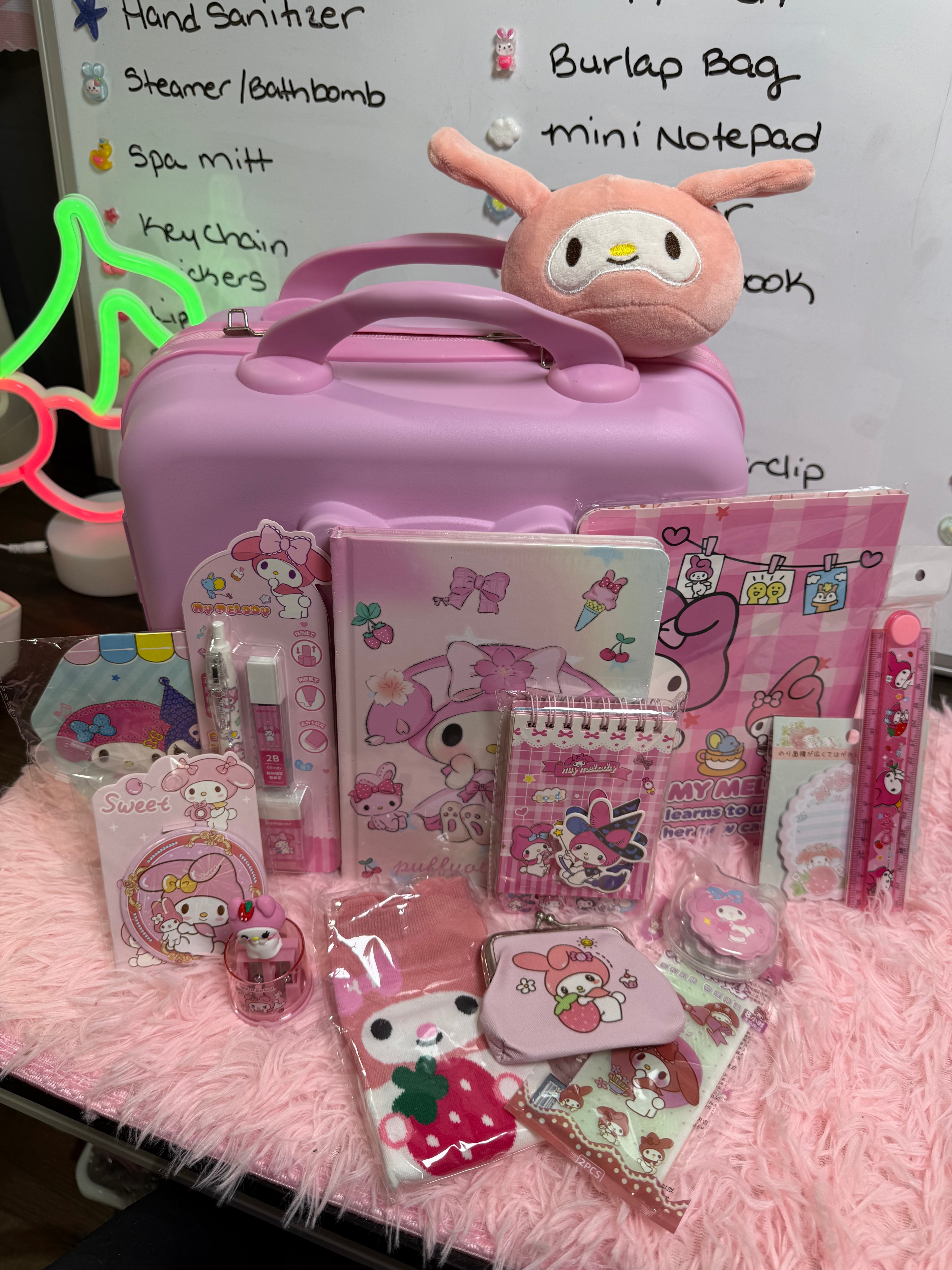 My Melody Hard Plastic Travel Case