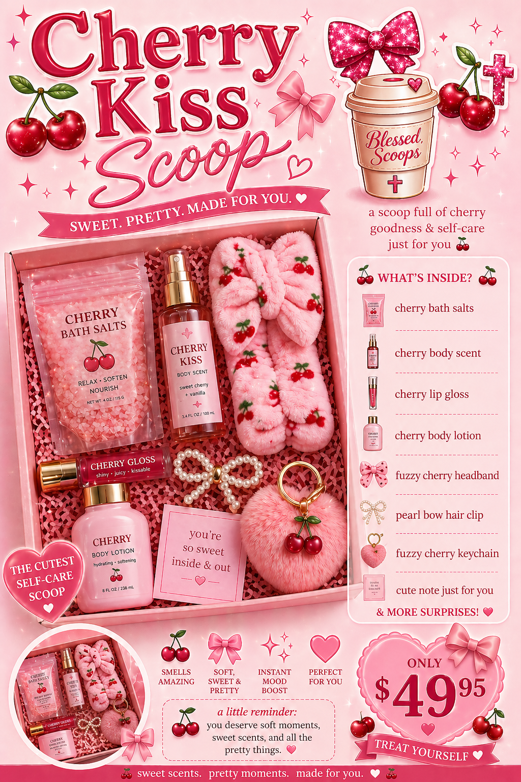 🍒 Cherry Kiss Scoop 🍒