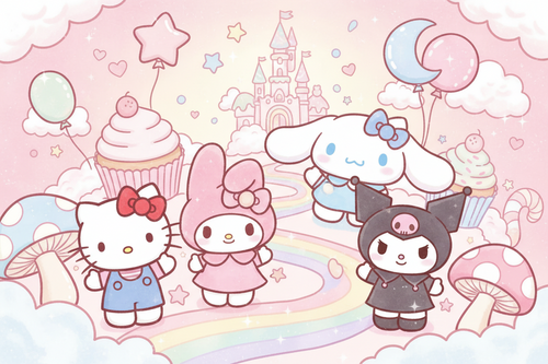 ALL SANRIO THEMED SCOOP WITH YOUR FAVS
